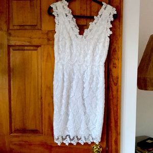 White lace cotton Lily Pulitzer dress
